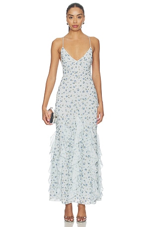 Elea Beaded Maxi Dress For Love & Lemons