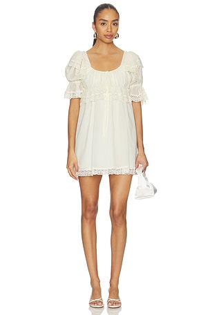 Juniper Puff Sleeve Mini Dress For Love & Lemons