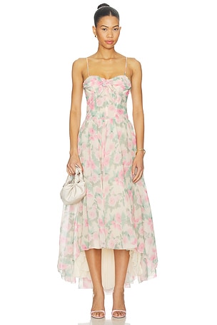 Satin Burnout Maxi Dress For Love & Lemons