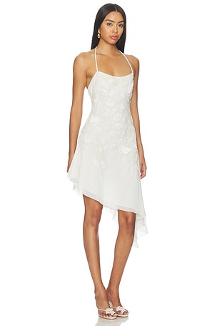 For Love & Lemons Seaside Treasure Midi Dress in White