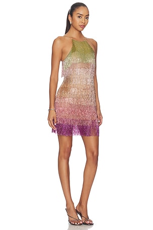 For Love & Lemons Tropic Crush Mini Dress in Multi