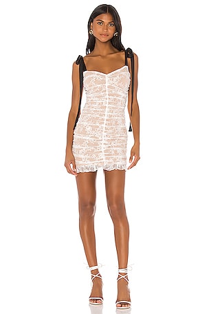 knee length dresses for ladies Julia Mini Dress by For Love & Lemons