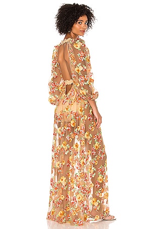 Winnie Embroidered Maxi Dress