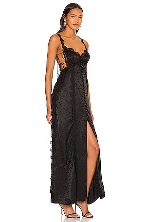 chinese dress ladies For Love & Lemons Madison Maxi – Rent with Iz main image 0