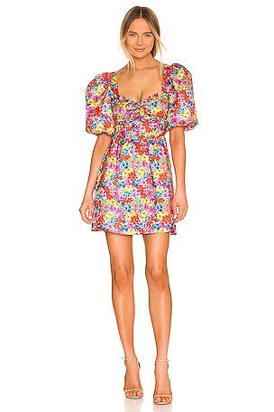 Merrill Puff Sleeve Mini Dress For Love & Lemons