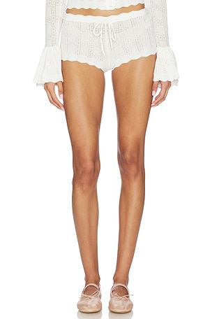 Bayberry Pointelle Shorts For Love & Lemons