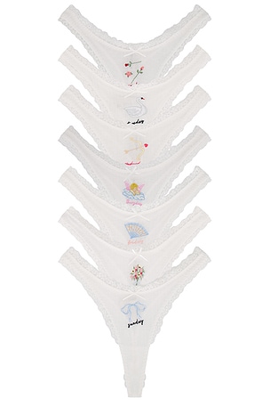 Soiree Panty 7 Pack For Love & Lemons