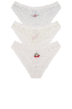 Floral Panty 3 Pack For Love & Lemons