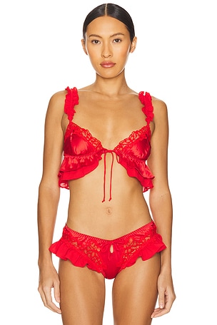 BRASSIÈRE DENTELLE ET VOLANTS BUTTERFLY For Love & Lemons