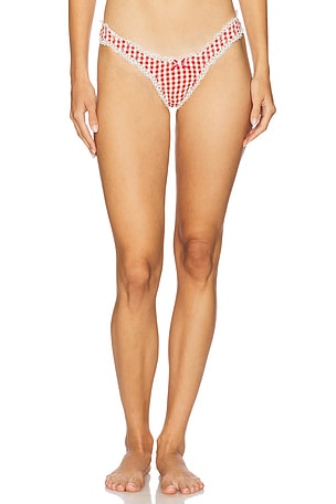 Scotch Bonnet Gingham Panty For Love & Lemons