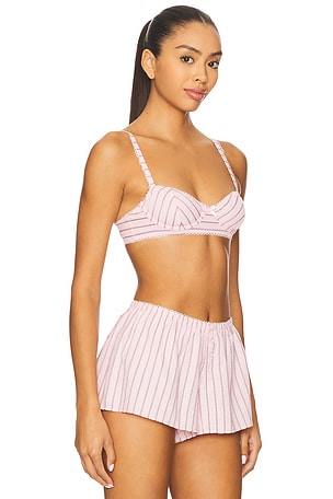 For Love & Lemons Mindy Underwire Bra in Pink