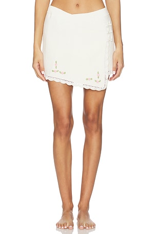 Pheobe Knit Mini Skirt For Love & Lemons