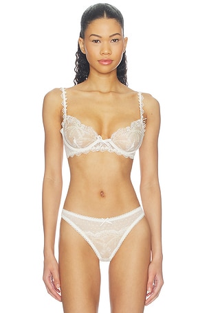Chantilly Bows Underwire Bra in Tan For Love & Lemons