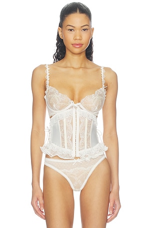 Chantilly Underbust Corset in Tan For Love & Lemons