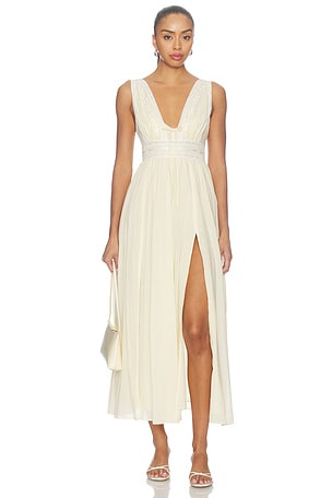 Lisa Maxi Slip Dress For Love & Lemons