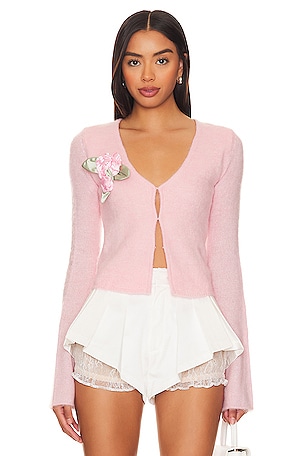 Bubblegum clearance pink cardigan