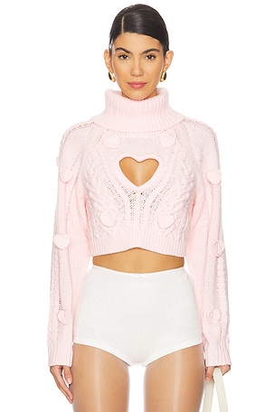 Rebecca Heart Sweater For Love & Lemons