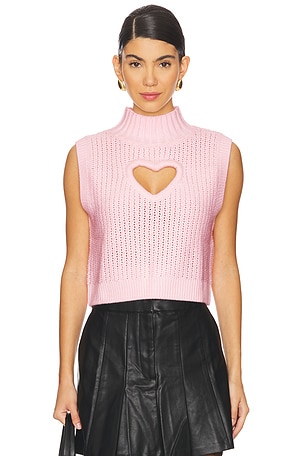 Rebecca Heart Sweater Vest For Love & Lemons