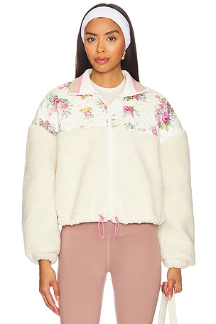 Saide Floral Fleece Jacket For Love & Lemons