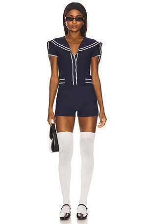 Naomi Knit Romper For Love & Lemons