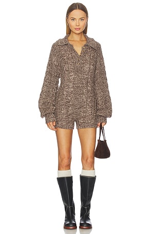 Nathalie Knit Romper For Love & Lemons