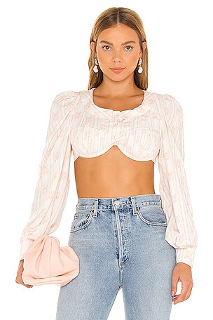 Carly Crop Top For Love & Lemons