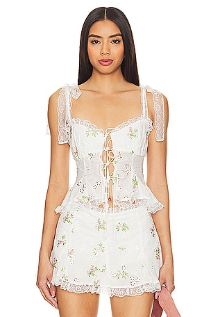 Free People X REVOLVE Penelope Smocked Tank in Faded Combo