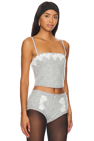 For Love & Lemons Arinah Tank in Grey