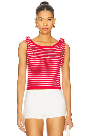 Regatta Stripe Knit Top For Love & Lemons