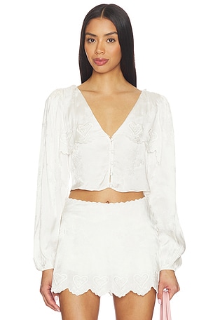 Locked Hearts Top For Love & Lemons