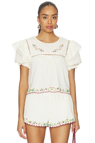 Leah Cotton Top For Love & Lemons