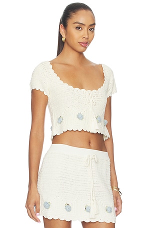 For Love & Citrons Lara Top en Crème