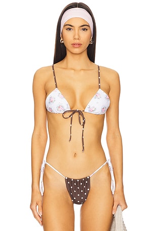 Bay Bikini Top For Love & Lemons