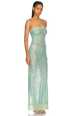Fait Par Foutch Elizabeth Dress in Teal