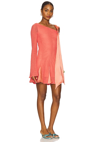 Fait Par Foutch Julia Dress in Coral
