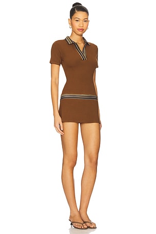 Fait Par Foutch Allea Dress in Brown