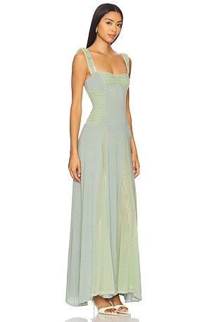Fait Par Foutch Landon Dress in Sage. Size XXS. Also