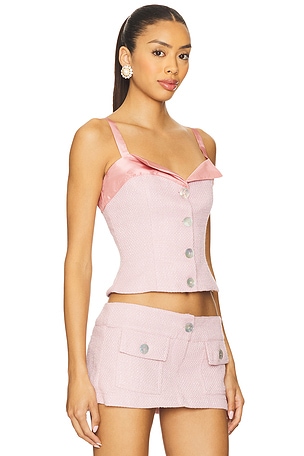 Fait Par Foutch Evelyn Top in Rose