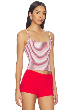 Fait Par Foutch Karina Tank Top in Red,Blue