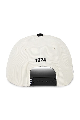 Fox Racing Circa 74 Corduroy Hat in White