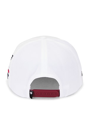Fox Racing x Honda Snapback Hat in White