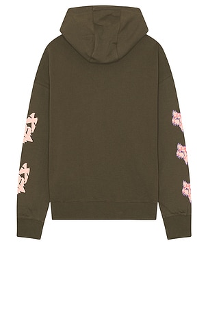 Fox Racing x Pro Circuit Oversized Fleece Hoodie in Army