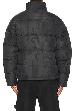 Fox Racing Ridgeway Printed Hi-Loft Jacket in Grey. Size XL/1X. Also