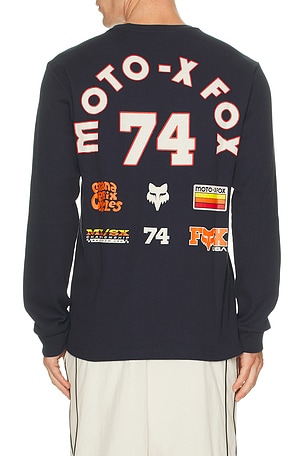 Fox Racing Circa 74 Thermal Long Sleeve Tee in Navy