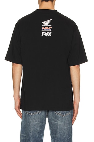 Fox Racing x Honda Midweight Tee in Black