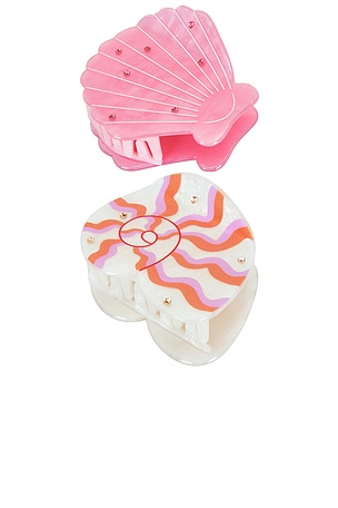 Shell Beach Claw Clip Set Frasier Sterling