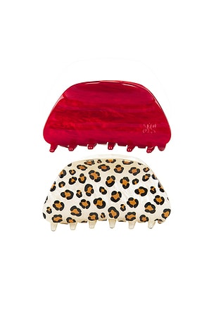 Cheetah Claw Clip Set Frasier Sterling