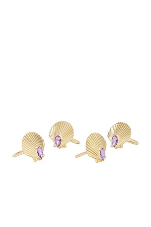 Frasier Sterling Shell Beach Napkin & Ring Set