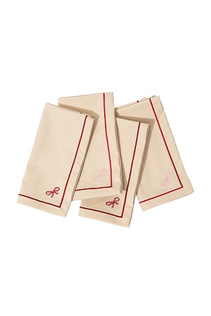 Bows Dinner Napkins Set Of 4 Frasier Sterling