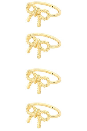 ANÉIS DE GUARDANAPO BOWS NAPKIN RINGS Frasier Sterling